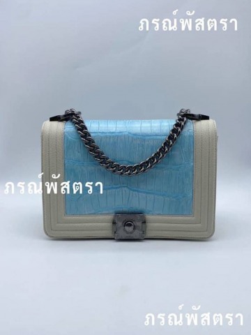 กระเป๋าถือแฟชั่นหนังจระเข้แท้ กระเป๋าถือแฟชั่นหนังจระเข้แท้