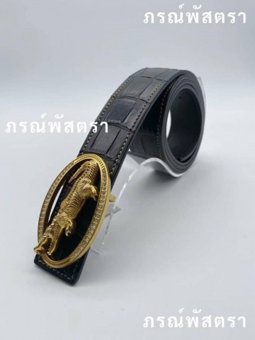 เข็มขัดทำจากหนังจระเข้แท้ เข็มขัดทำจากหนังจระเข้แท้